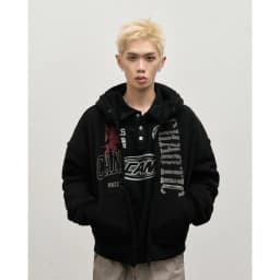 Thumbnail Áo Hoodiezip Candles Chaotic Brotherhood Oversized Fit Unisex 4