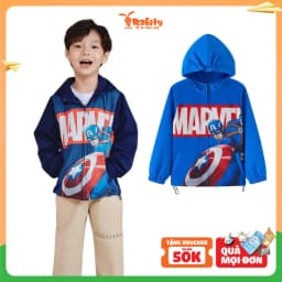 Thumbnail Áo khoác bé trai Rabity in hình Captain America bản quyền Disney 522.004 1