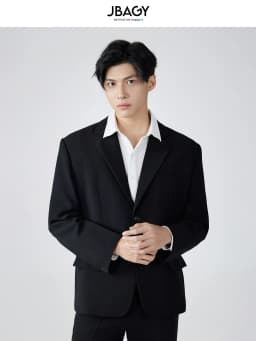 Thumbnail Áo khoác blazer nam JBAGY Classic 3 lớp dầy dặn, có đệm vai tinh tế phong cách Hàn Quốc JK007 1