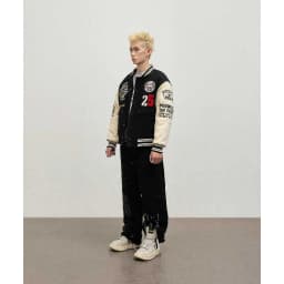 Thumbnail Áo Khoác Candles Corp Varsity Oversized Unisex 2