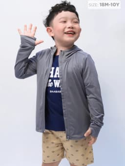 Thumbnail Áo khoác chống nắng bé trai, bé gái áo khoác chống tia UV thoáng mát cho bé từ 1- 10 tuổi Baababy AK15D 1