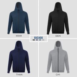 Thumbnail Áo khoác chống nắng nam Guzado chất thun lạnh chống tia UV thiết kế lưới tản nhiệt chống nóng GCN 2