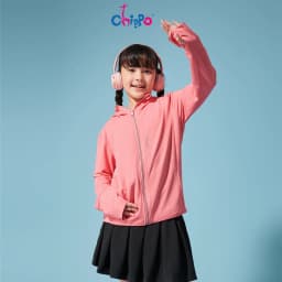Thumbnail Áo khoác chống nắng trẻ em Chippo mềm thoáng khí mũ liền khóa kéo túi 2 bên cho bé từ 2 đến 11 Tuổi 3