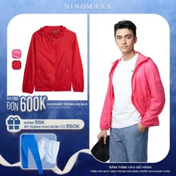Thumbnail Áo Khoác Dù Nam Chống Nắng Chống Tia UV Siêu Nhẹ Thoáng Mát NINOMAXX 2110002 1