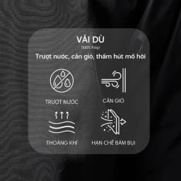 Thumbnail Áo khoác dù nam cổ cao 4MEN AK067 vải dù (gió) trượt nước đẹp cao cấp, có cổ đứng, may 2 lớp, phối bo viền trẻ trung 4