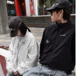 Thumbnail Áo khoác dù SLY Jacket Snail Wrinkled Đen - Trắng 3