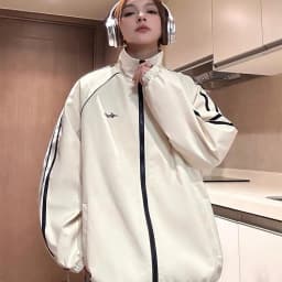 Thumbnail Áo Khoác Gió ANCHO NAD Unisex Áo Khoác Dù From Rộng Chống Nước Nam Nữ Cổ Đứng Thu Đông AG 6 2