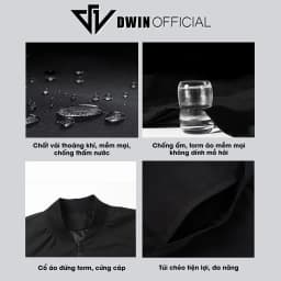 Thumbnail Áo khoác gió nam nữ DWIN local brand bomber vải dù 2 lớp unisex form oversize chống nước không nhăn 2