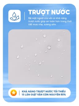Thumbnail Áo khoác gió nam Yody 3C Pro cản gió cản bụi giữ ấm áo khoác thể thao năng động AKM6017 - NGVC 4