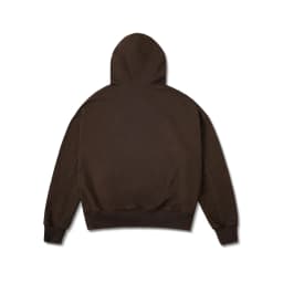 Thumbnail Áo Khoác Hoodie DAPPERANDMORE Metal Zipped Vải Nỉ Chân Cua 100% Cotton Phối Tag Kim Loại - Brown 2