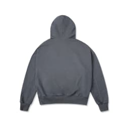 Thumbnail Áo Khoác Hoodie DAPPERANDMORE Metal Zipped Vải Nỉ Chân Cua 100% Cotton Phối Tag Kim Loại - Grey 2