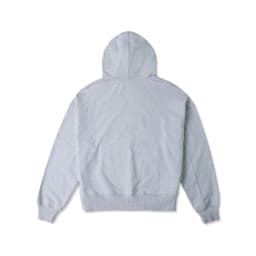 Thumbnail Áo Khoác Hoodie DAPPERANDMORE Metal Zipped Vải Nỉ Chân Cua 100% Cotton Phối Tag Kim Loại - Xám Tiêu 2
