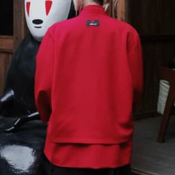 Thumbnail Áo khoác Kimono Unisex Zune.zx, đỏ tay dài phong cách Nhật Bản, FUKU KIMONO 2