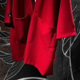 Thumbnail Áo khoác Kimono Unisex Zune.zx, đỏ tay ngắn phong cách Nhật Bản, GEISHA KIMONO 3