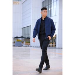 Thumbnail Áo khoác nam  bomber 2 lớp cao cấp DGCs - Vải gió chống thấm nước, chống bụi bẩn - WAJKBC06M 3