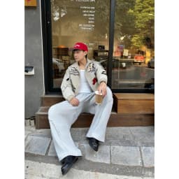Thumbnail ÁO KHOÁC TAY DÀI UNISEX DA PU PHỐI HADES OBSTREPEROUS VARSITY JACKET - HADES BRAND CHÍNH HÃNG 4