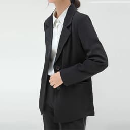 Thumbnail Áo khoác vest trơn blazer tay dài túi nấp THOCA HOUSE chuẩn form dài Hàn Quốc 3