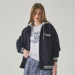 Thumbnail Áo Khoác WHO.A.U Hood Varsity Jumper_WHJKF2314U 1