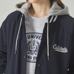 Thumbnail Áo Khoác WHO.A.U Hood Varsity Jumper_WHJKF2314U 2