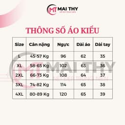 Thumbnail Áo Kiểu Trung Niên MAI THY, Mẫu Sơ Mi Nữ Bigsize Cho Mẹ Trung Tuổi Sang Trọng Trang Nhã | Thời Trang Trung Niên U50 1