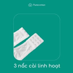 Thumbnail Áo lá bé gái Purecotton chất liệu cotton cao cấp kiểu dáng cài khuy có đệm PC119 3