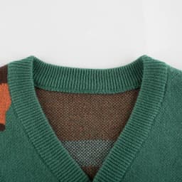 Thumbnail Áo len Cardigan Hàn Quốc IELGY Loose Boys Xanh một ngực 2