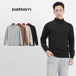 Thumbnail Áo Len Dài Tay Cổ Lọ Nam BASIC 4 Màu PATTERN PA053 1