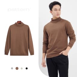Thumbnail Áo Len Dài Tay Cổ Lọ Nam BASIC 4 Màu PATTERN PA053 3