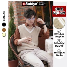 Thumbnail Áo Len Ghile Nam SUKIYA Chất Len Lông Cừu Dày Dặn Hàng Cao Cấp AL83 3