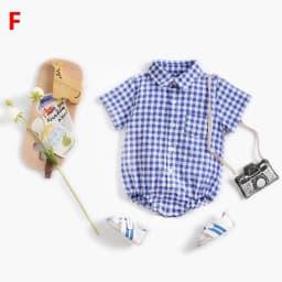 Thumbnail Áo liền quần cotton Sanlutoz phong cách mùa hè cho bé trai 4