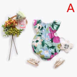 Thumbnail Áo liền quần SANLUTOZ thời trang mùa hè xinh xắn cho bé gái 1