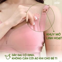 Thumbnail Áo lót bầu, áo ngực bầu không gọng Venus Charm cho bà bầu sau sinh và cho con bú chống chảy xệ W116 2