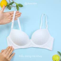 Thumbnail Áo lót bé gái Purecotton chất liệu cotton cao cấp kiểu dáng cài khuy có đệm Muse Bra PC102 2