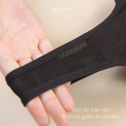 Thumbnail Áo lót học sinh Purecotton MÀU ĐEN cá tính cho bé gái mới lớn chất liệu cotton cao cấp PC027 4