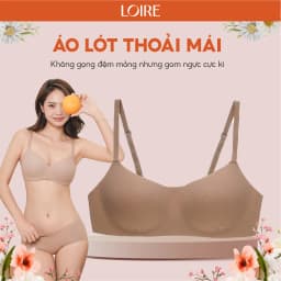 Thumbnail Áo Lót Không Gọng Đệm Mỏng 0,5cm Mềm Mát Loirechic BRDE136 1