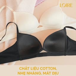 Thumbnail Áo Lót Không Gọng Đệm Mỏng 0.5cm Mặc Hằng Ngày Tạo Cảm Giác Nhẹ Nhàng Dễ Thở Như Không Loirechic BRTS105 3
