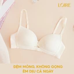 Thumbnail Áo Lót Không Gọng Đệm Mỏng 0.5cm Mặc Hằng Ngày Tạo Cảm Giác Nhẹ Nhàng Dễ Thở Như Không Loirechic BRTS105 4