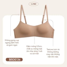 Thumbnail Áo Lót Không Gọng Đệm Mỏng Loirechic BRDE136 1