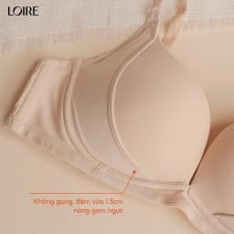 Thumbnail Áo Lót Không Gọng Đệm Mỏng Mềm Gom Ngực Tự Nhiên Loirechic AL250301 2