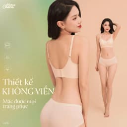 Thumbnail Áo lót lười eMfit Venus Charm không gọng, không đường viền, đệm mỏng nâng đẩy siêu nhẹ - 0676 4