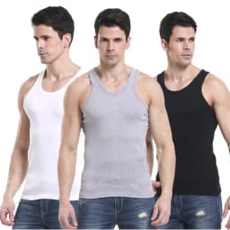 Thumbnail Áo Lót Nam Dệt Kim Đông Xuân Vicci Màu Trắng, Vải Cotton Mềm Mịn, Co Giãn, Thấm Hút Mồ Hôi, Siêu Thoáng Mát 2