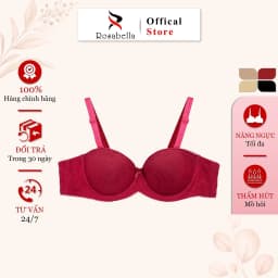 Thumbnail Áo Lót Nữ Cup Ngực ROSABELLA Chất Liệu Cao Cấp Lớp Mút Dày Giúp Nâng Đẩy Vòng 1 RW06 2