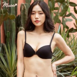 Thumbnail Áo Lót Nữ Mustoto Bra Mút Mỏng Có Gọng Mềm Nâng Ngực Bamboo Kháng Khuẩn Mây (MA17) 4
