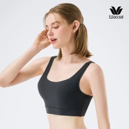 Thumbnail Áo lót nữ Wacoal không gọng nâng ngực đệm mút có thể tháo rời, Áo bra 2 dây bản to - I22SFB220 4