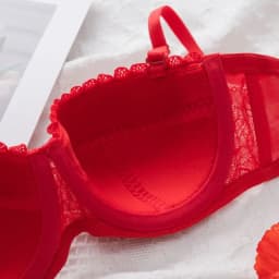 Thumbnail Áo lót ren nữ Wacoal không mút nâng nhẹ dây đeo tháo rời, Áo ngực cup ngang có gọng chống tuột - ILB4702 2