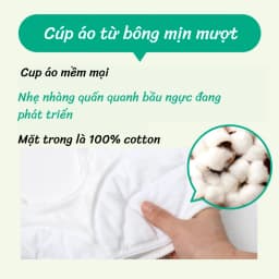 Thumbnail Áo lót trẻ em Wacoal Lecien ISFB002 không gọng, không móc cài - SFB002 2