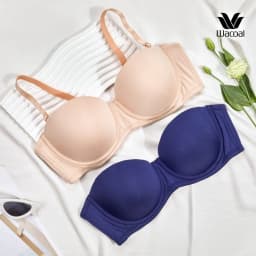 Thumbnail Áo lót Wacoal IYLB5545 có gọng, nâng nhẹ, trơn, áo quây tháo dây, mút mỏng dưới 1cm - YLB5545 2