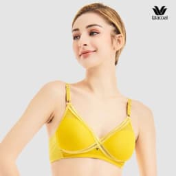 Thumbnail Áo lót Wacoal Lecien I22SFB198 không gọng, form thoải mái, cup 3/4, ren, dây liền - 22SFB198 4