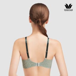 Thumbnail Áo lót Wacoal Lecien VLSF101 không gọng, nâng vừa, ren, mút mỏng, full cup - LSF101 smart size 2