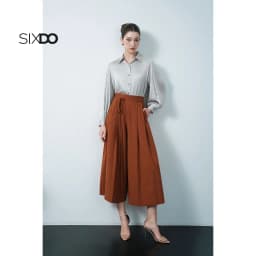 Thumbnail Áo lụa xám nhạt dài tay SIXDO (Light Grey Silk Shirt) 1